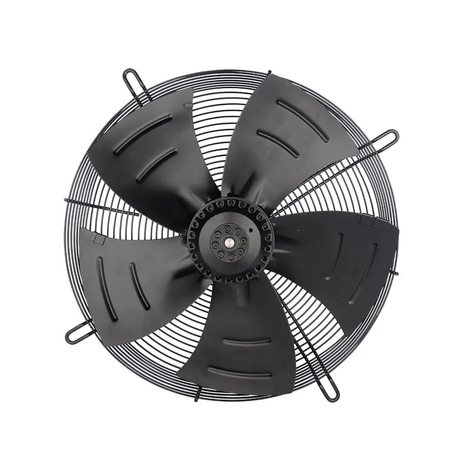 400mm vertical axial flow fan AC 115V 230V 380V external rotor wall mounted industrial exhaust fan